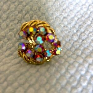 1950s EARRINGS Signed STAR - Vintage 50s